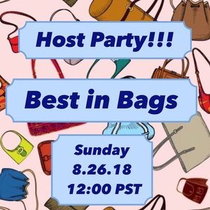 Best in Bags Posh Party 8/26/2018 12:00 PST